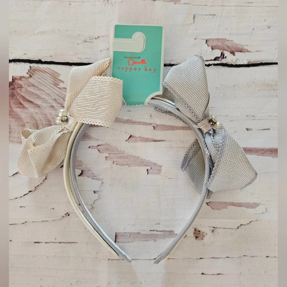 New Copper Key Girls Set Of Two Headbands